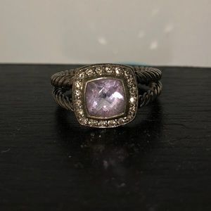 David Yurman Petite Albion Ring - Amethyst